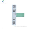 Add and subtract button membrane keypad one LED